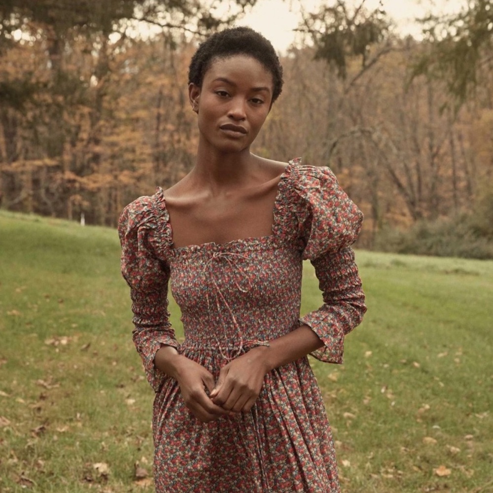 Doen Bijou Dress in Roseraie Floral - Picture 3 of 10